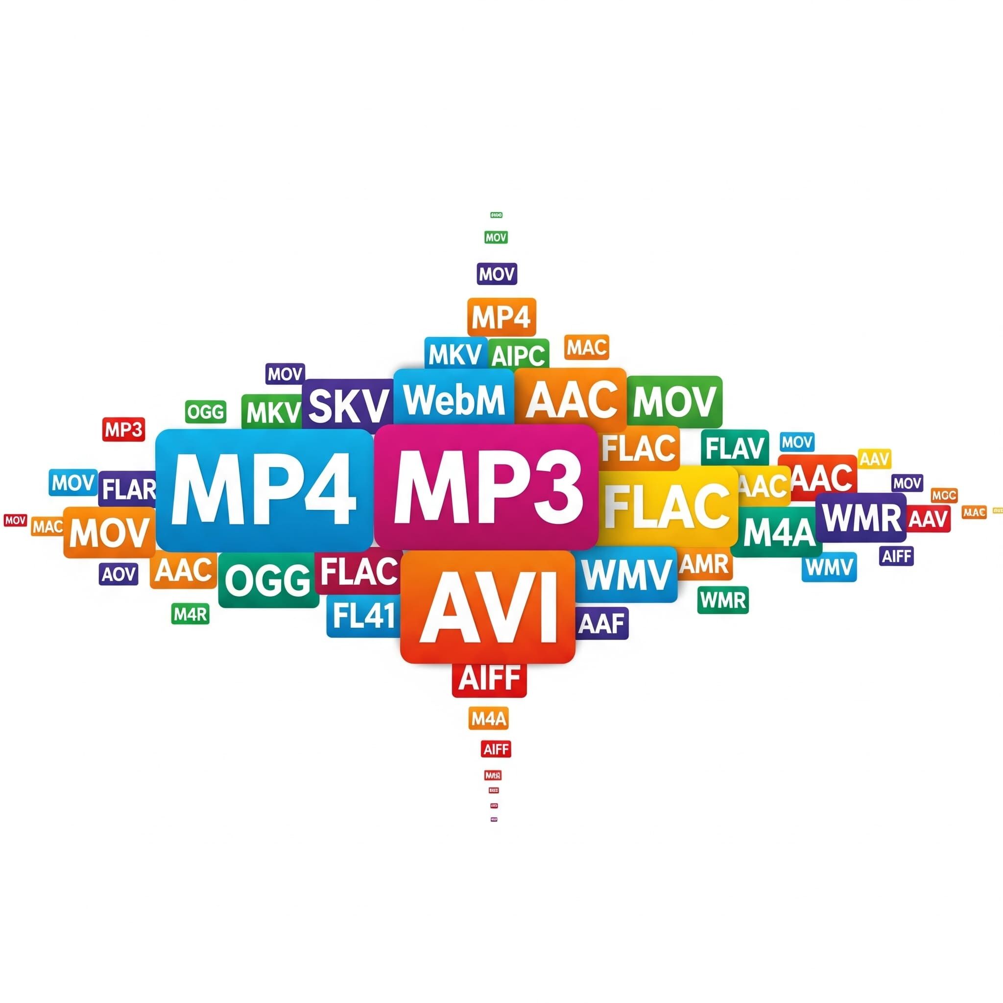 Antaramuka penukar video Vidcombo menunjukkan pilihan format MP4, MP3, dan GIF dengan tetapan kualiti